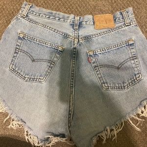 High Rise Levi’s Jean Shorts